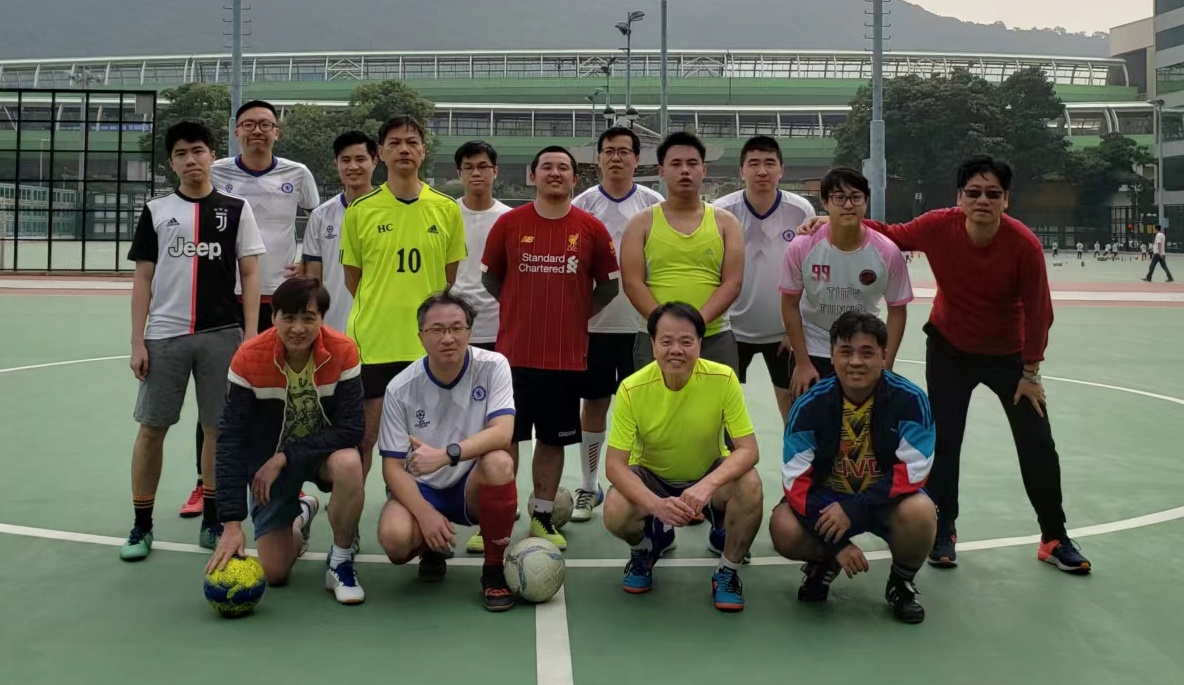 2019年12月20日，同事们参加扶康会足球大使活动，让康复者早日投入社会。